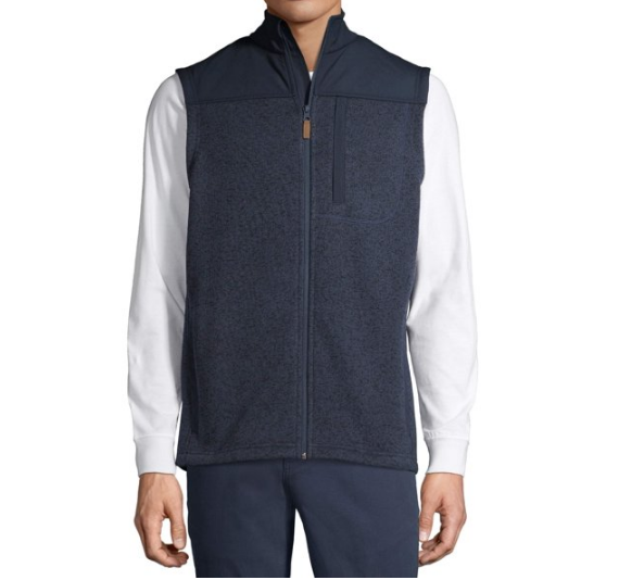 George Sweater Fleece Vest Men's size 