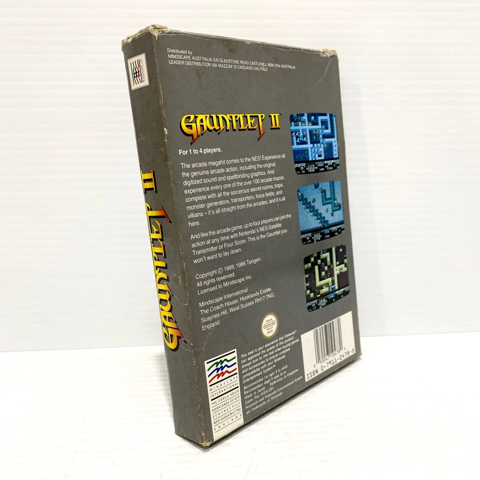 Gauntlet II + Box & Manual - Nintendo NES - Tested & Working - Free Postage - Image 2 of 4