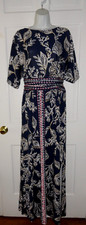 NWT LILLY PULITZER LOW TIDE NAVY COASTAL LOCALE BOATNECK PARIGI MAXI DRESS XXL