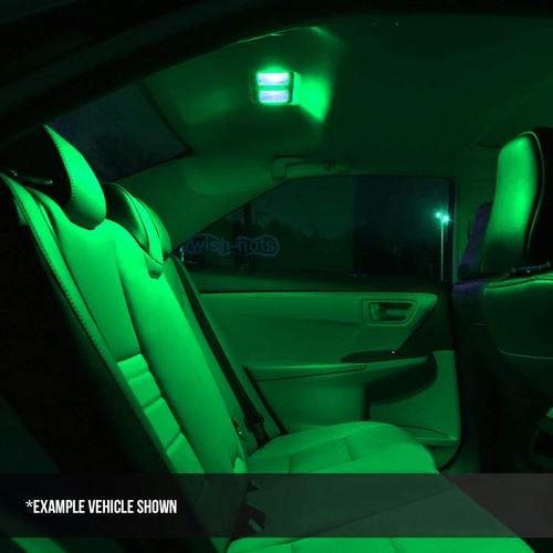 8Pcs Green LED Light Interior Bulbs Package Kit For 1994-2001 Acura Integra+Tool - Picture 2 of 12
