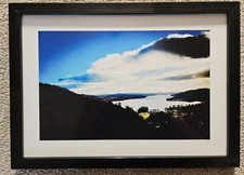 Lake Windermere - Fotografía A4 en papel mate en marco negro A4