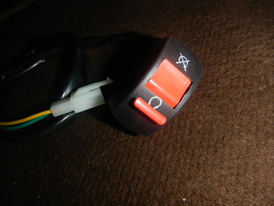 NUEVO INTERRUPTOR DE APAGADO ABATIBLE RUN STOP 1997 97 YAMAHA YZF1000R YZF 1000 Foto 4 de 4