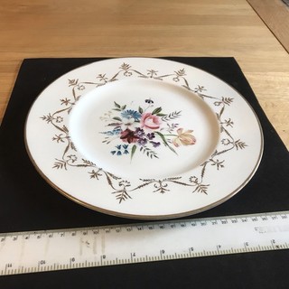 Vintage Deko Wedgwood Bone China Teller 27 cm quer