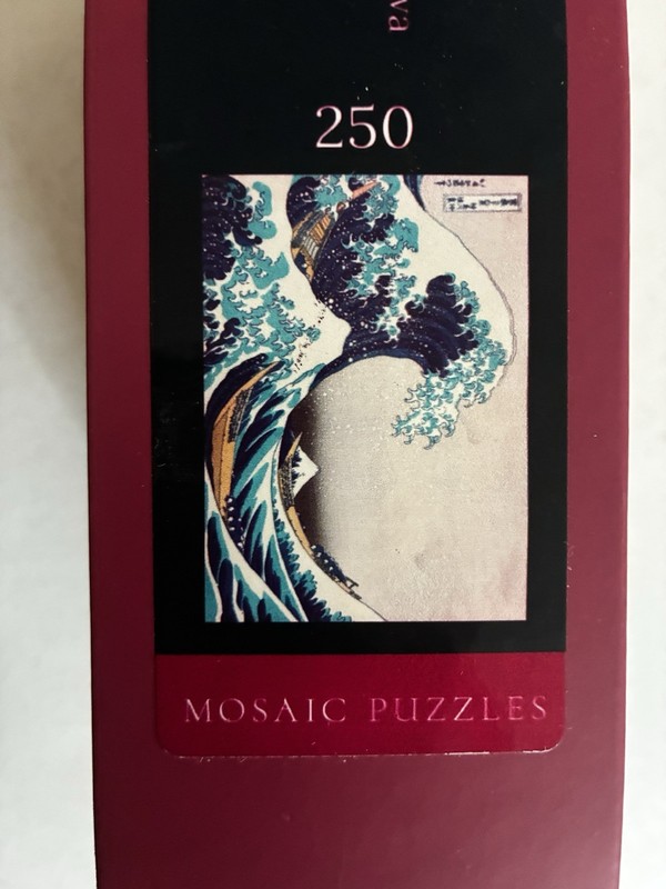 Mosaic Wooden Puzzle 250 The Great Wave Of kanagawa by Hokusai