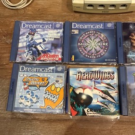 Sega Dreamcast Console -  6 Games - Controller - Memory Card -