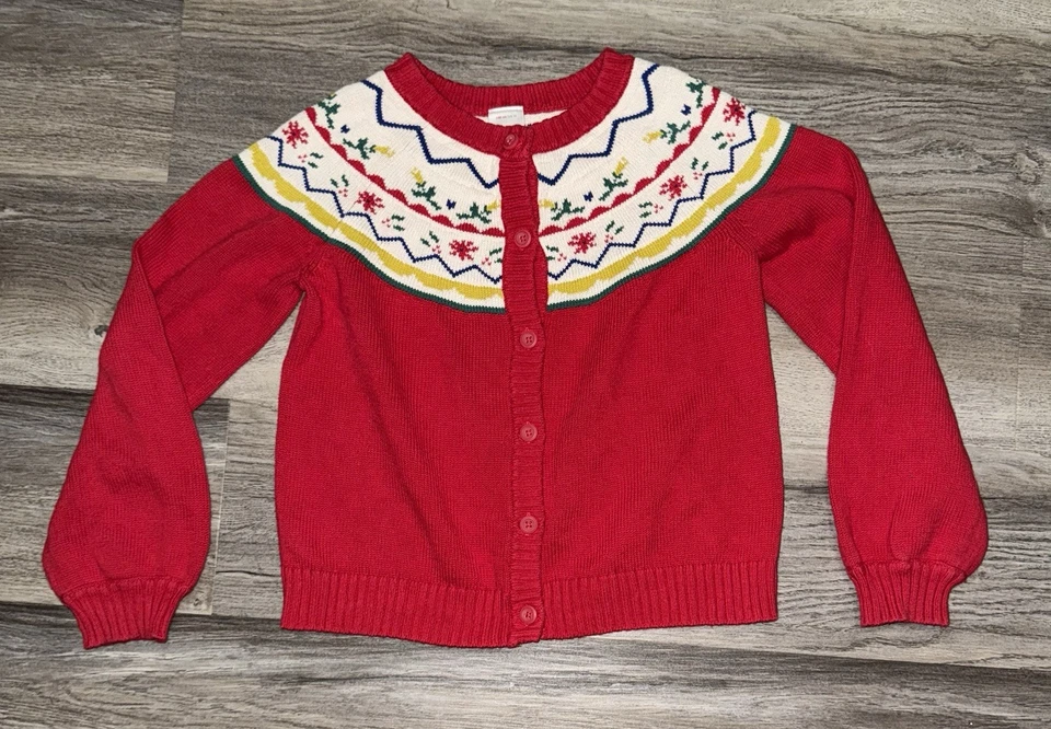 Cárdigan Hanna Andersson para niñas * Suéter * Talla 8 / 10 * 140 cm * 100 % algodón Foto 2 de 4