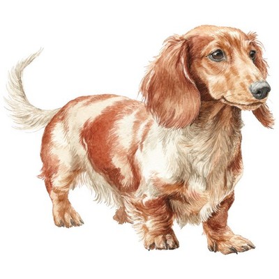 8x Sticker Dackel Hund Autoaufkleber 9x9cm Teckel Dachshund Welpe Set