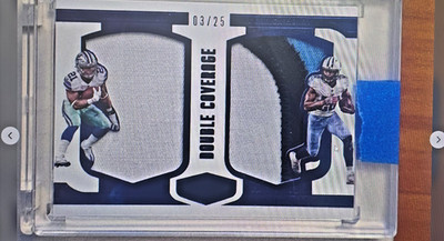 2016 Panini Plates & Patches - Double Coverage Derrick Henry, Ezekiel Elliott...
