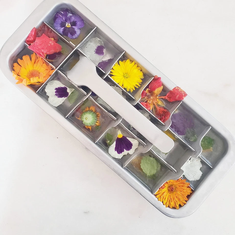 Metal Ice Cube Trays for Freezer with Easy Release Handle,and Building Brick ... - Image 2 of 4