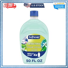 Softsoap Antibacterial Hand Soap Refill, Fresh Citrus Scent, 50 fl oz