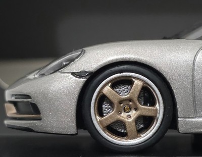 Porsche 718 (982) Boxster GT 25 Years Silver 1:43 Minichamps WAP