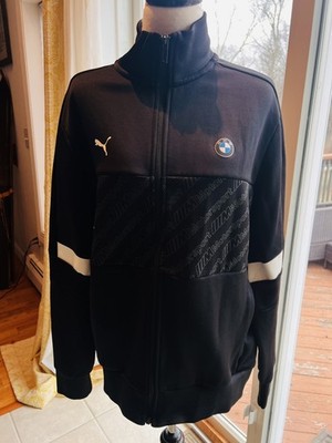 Puma BMW Motorsport Zip Up Track Top Jacket Mens Size Large! NWOT 