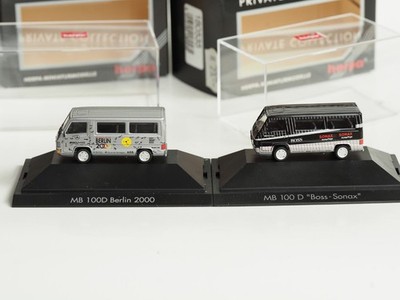Herpa Konvolut Mercedes-Benz MB 100 D   1:87   DTM Servicefahrzeuge