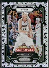 2024 Prizm Monopoly WNBA Lauren Jackson #12 Go Parallel Storm