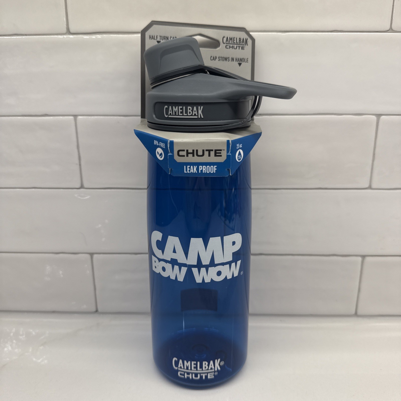 Bpa Free Oxford Blue -camp Bow Wow (custom)