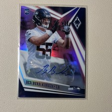 Panini 2019 pink  Ben Burr-Kirven  Rookie Autographed Seattle Seahawks #23/35