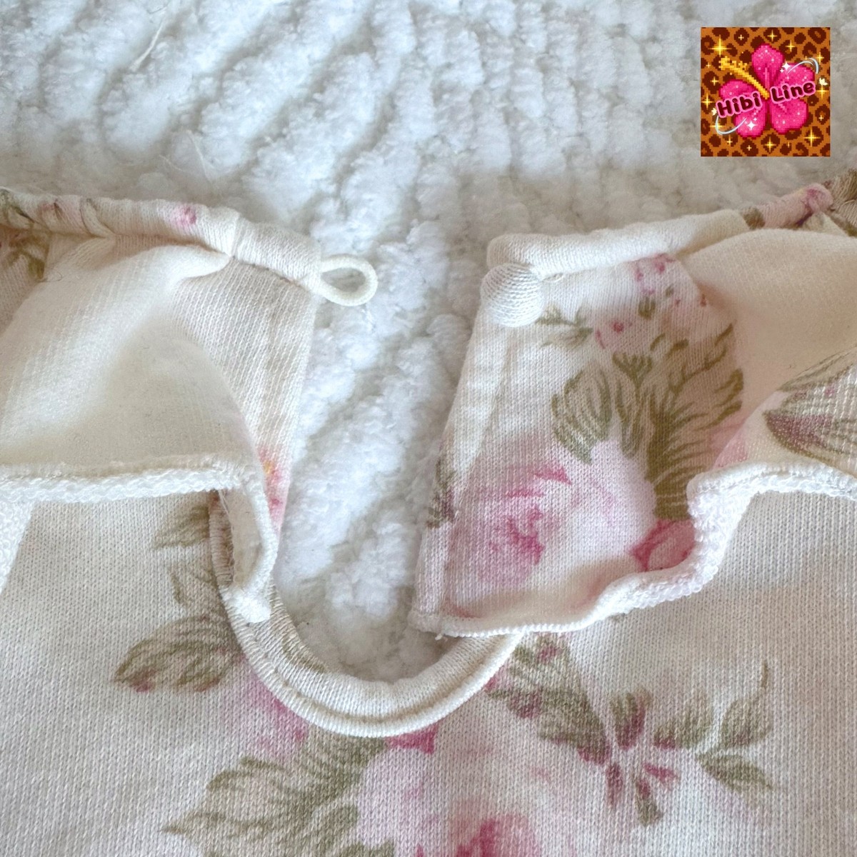 Liz Lisa Romper Chambre A Coucher Cream Pink Floral One Piece 