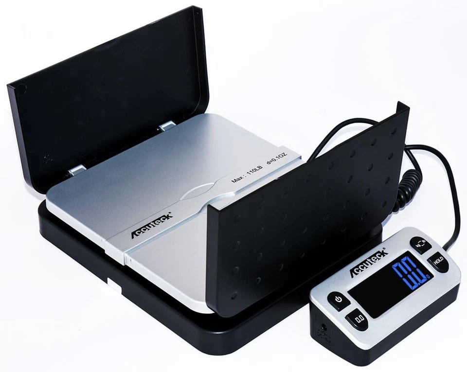 ACCUTECK ShipPro 110lbs x 0.1 oz. Digital Shipping Postal Scale, Black (W-8580-1 - Image 3 of 4
