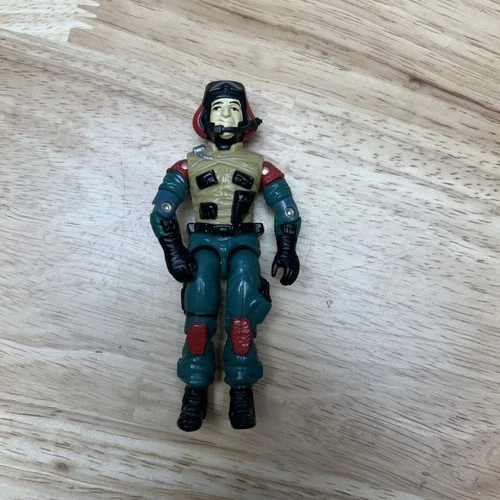 1986 HASBRO GI JOE LIFT-TICKET v1 TOMAHAWK FIGURE w/ AUTHENTIC MIC COMPLETE  *ML