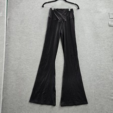 OFFLINE By Aerie Women Pants M Black Real Me Flare Mid Rise 32" Inseam