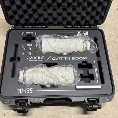 Dzo Catta Cinema Zoom 2-Lens Kit Full Frame E-Mount F2.9 Very Nice Cine Lens