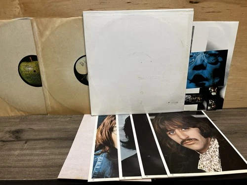 The Beatles White Album EC SWBO-101 Recorded In England 2LP Poster Photos Lyrics