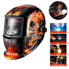 Solar-Powered True Color Auto-Darkening Welding Helmet for TIG, MIG, and ARC