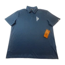 Branded Bills Polo Shirt Mens Size Medium Blue Short Sleeve Golf Classic New NWT
