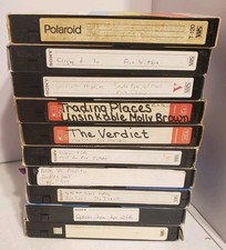 VHS LOT OF 10 BLANK TAPES See Pics
