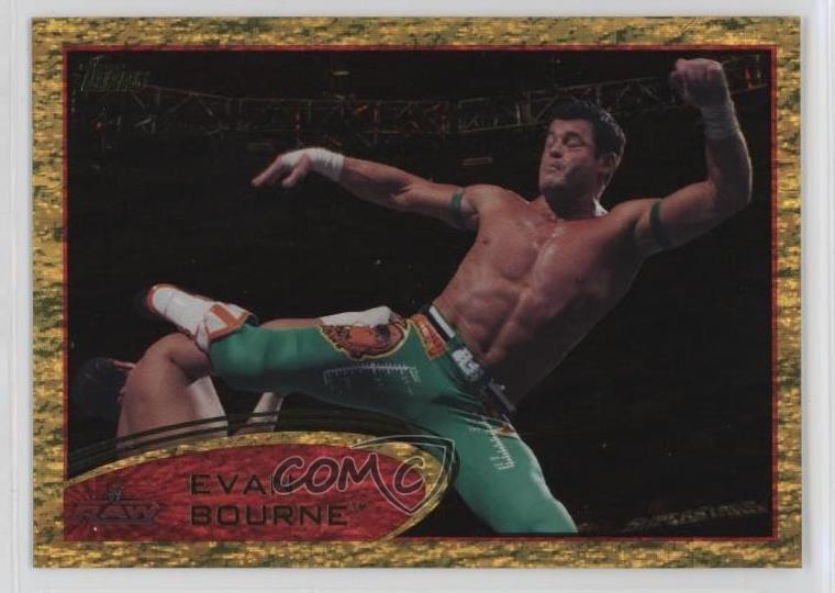 2012 Topps WWE Gold Evan Bourne #35 16q5