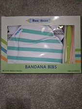 Baby Bandana Bibs 8 Pack Brand New, Cotton With Snap Closure