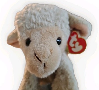 Ty Beanie Buddies 9'' ''Lovie The Spring Lamb'' Sheep Beanie Plush (TY, 1997) (NWT)