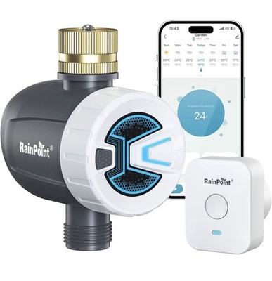 RAINPOINT WiFi Water Timer, Sprinkler Timer for Garden Hose, Smart Automatic