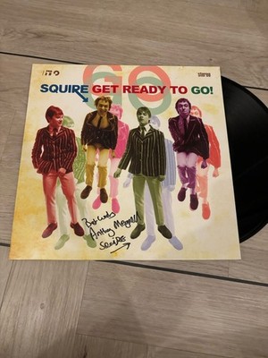 Squire Get Ready to Go Limited Green Vinyl LP Mod Revival Signed Very Rare