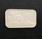 1987 Easter 1 oz .999 Silver Bar – Vintage Silvertowne – Fine Silver