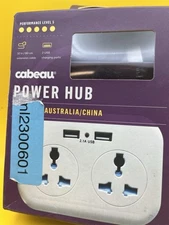 " NIB " Cabeau Power Hub World To Australia / China " GREAT GIFT ITEM "