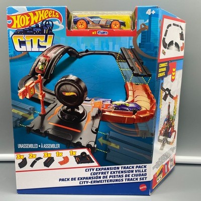 Hot Wheels City Erweiterungs Schienenpaket Track Pack mit Auto Mattel Neu OVP