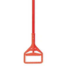 Tough Guy 1Tza8 60" Slide On Wet Mop Handle, Orange, Fiberglass
