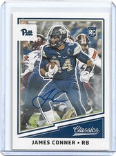 2017 Panini Classics Signatures James Conner Autograph Rookie RC #ed 002/199