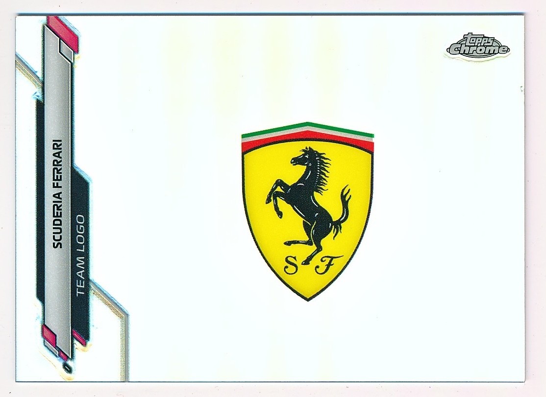 2020 Topps Chrome F1 Scuderia Ferrari Team Logo Refractor #113