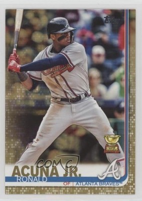 2019 Topps Gold 1314/2019 Ronald Acuna Jr Ronald Acuña Jr #1 ig3