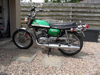 SUZUKI T350 REBEL 1970 UK REG PROJECT RIDE RESTORE ALL ORIGINAL RUNS WELL GT250