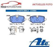 SATZ BREMSBELÄGE BREMSKLÖTZE HINTEN ATE 130470-26642 P FÜR BMW X1,2,X2,U11