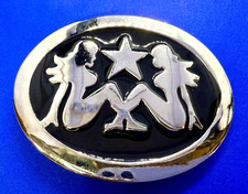 Mud Flap Girls Two Sexy Woman Black & Silver ...