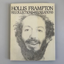 Hollis Frampton Recollections Recreations Jenkins Krane 1984 First Edition MIT