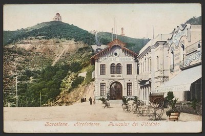 Barcelona. BARCELONA. Funicular del Tibidabo.