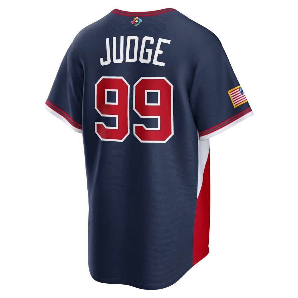 Men's USA Baseball Navy 2026 World Baseball Classic Jersey All Player