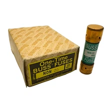 (Box of 10) Bussmann Cooper NON 20 One-Time Fuse Class K5 Fuse, 20A, 250V