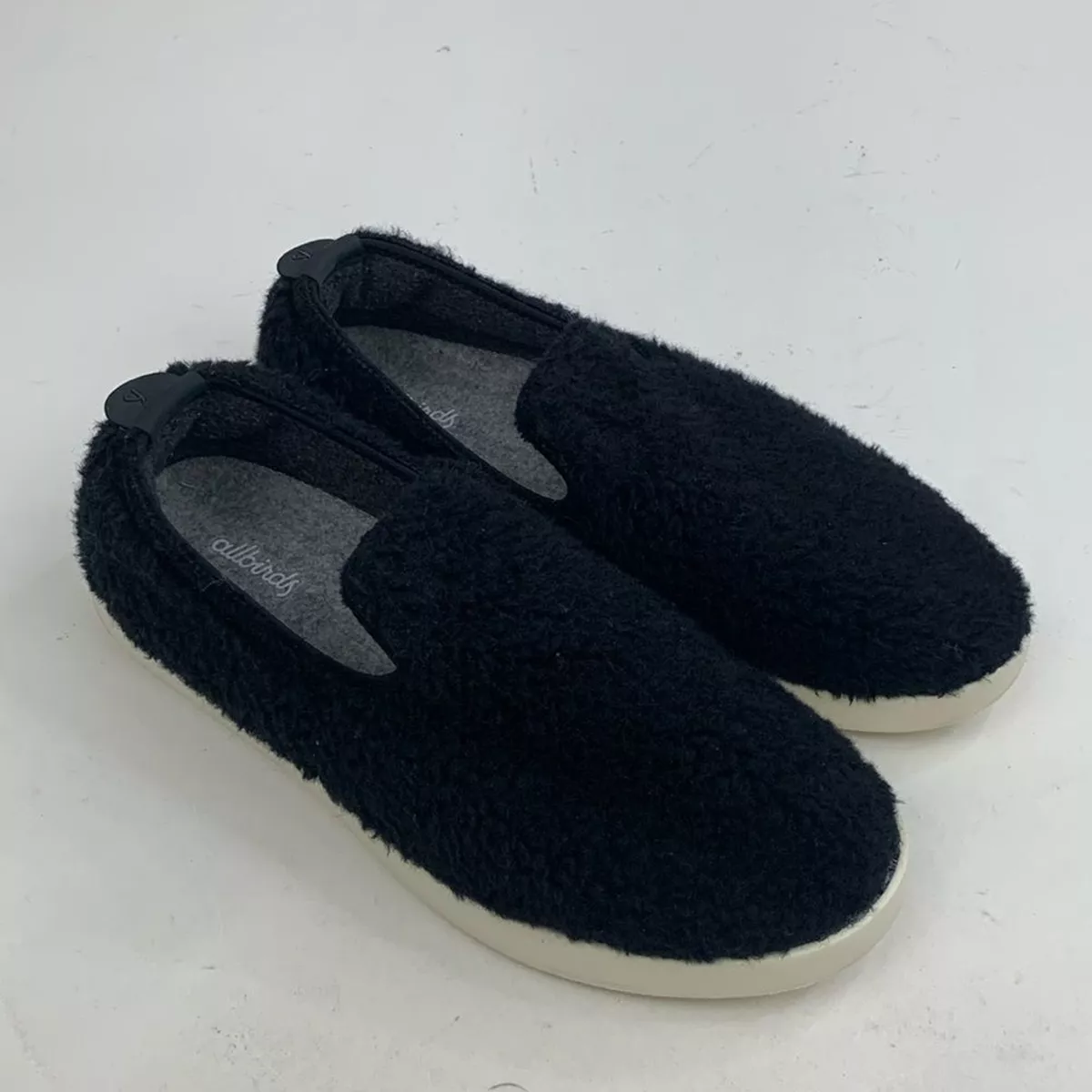 Allbirds Slip on Sherpa Shoes Black Size 9 Cushioned Removable