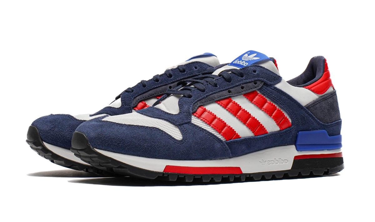 Adidas ZX600 Collegiate Blue Scarlet Red White UK 7 7.5 8 US